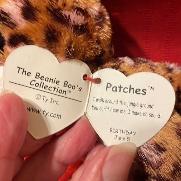 Beanie Boos Bundle:   Patches, Buckwheat and Leona 2 with hang tags (mlb) - Picture 6 of 10